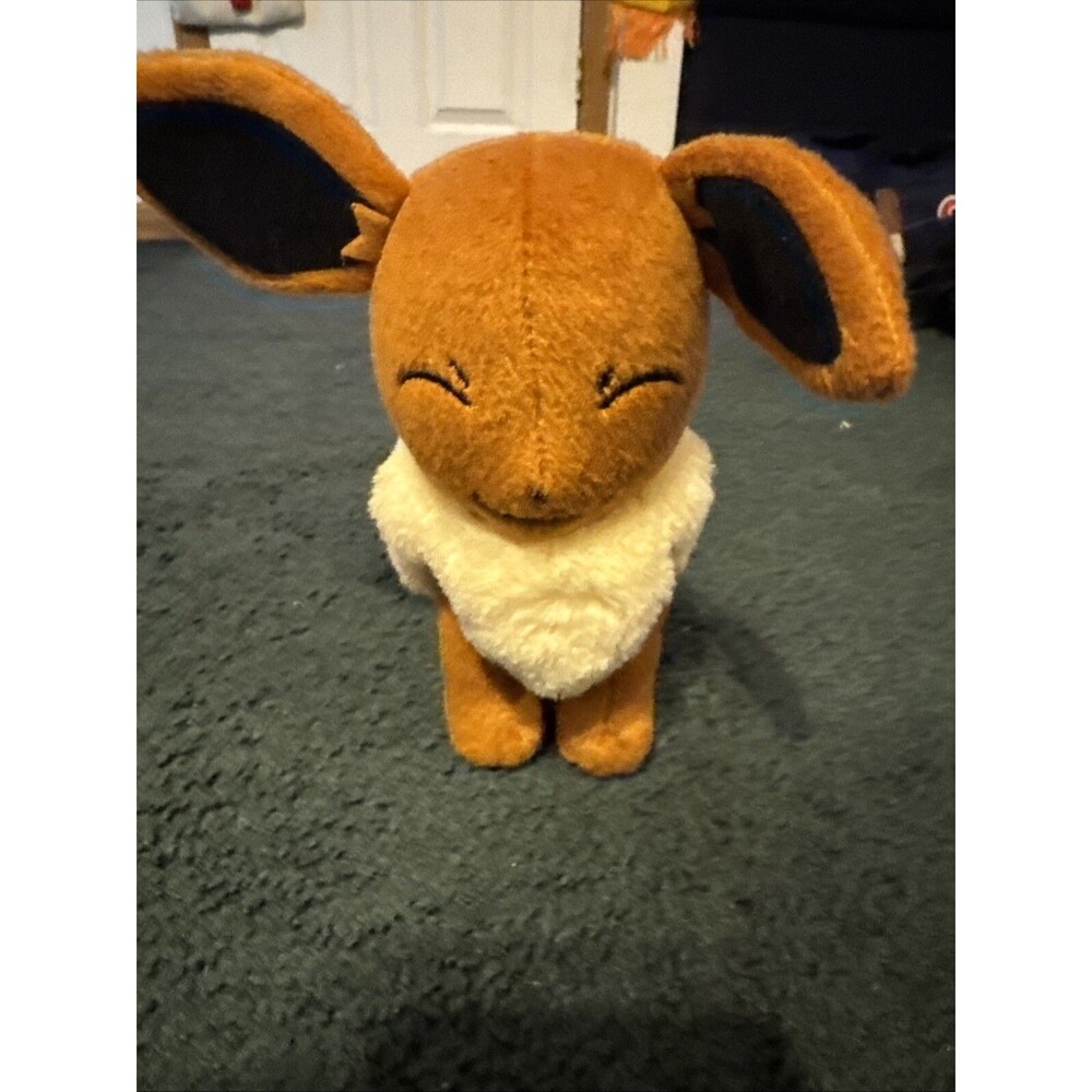 Tomy Pokemon Eevee Plush 8” Stuffed Toy Eevee Sleeping - Anime
